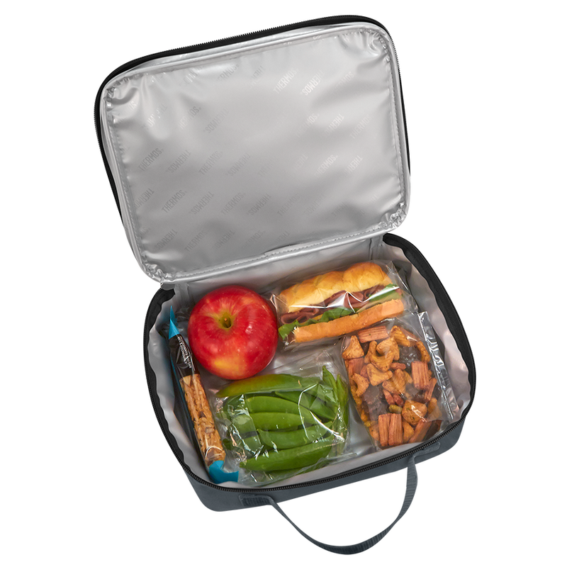 Boîte à lunch standard à carreaux carbon    - Thermos - Boîte à repas - 