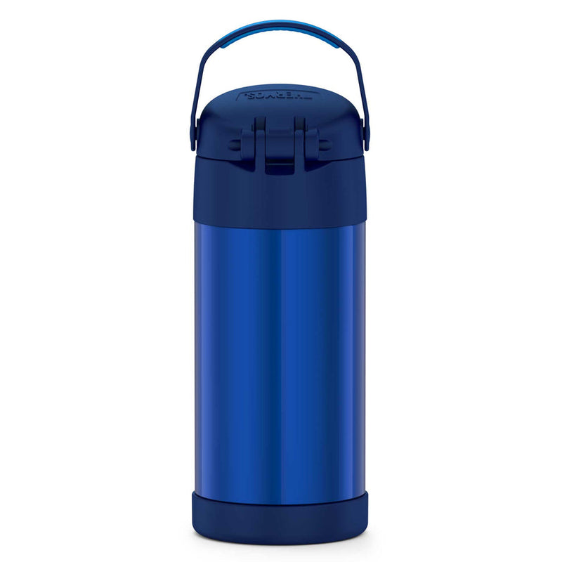 Bouteille d'eau funtainer avec paille 12oz - Bleu Marine    - Thermos - Bouteille d'eau - 