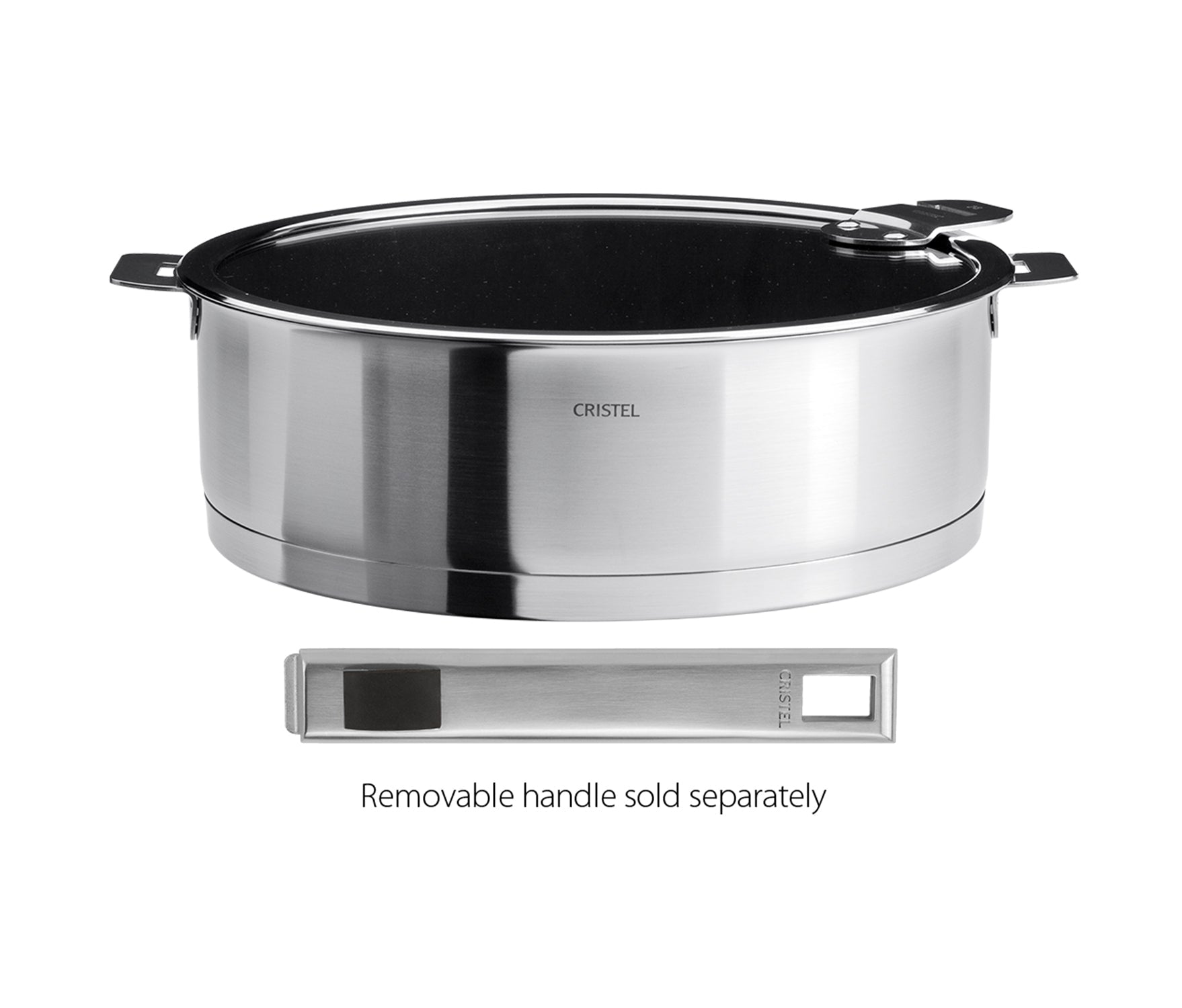 Cristel Strate Removable Handle - 7-Pc Stainless Steel Cookware