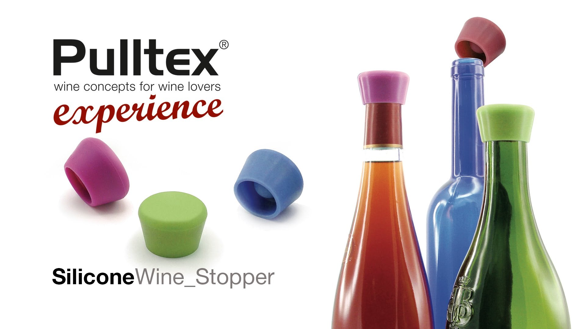 Bouchon silicone Couleur (2 pces) Pulltex - Mature Wine Finder