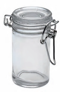 Mini pot hermétique en verre, 70ml    - La Guilde Culinaire - Accessoire - 