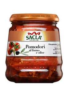 Tomates au four avec olives 285g    - Saclà Italia - Sauce - 