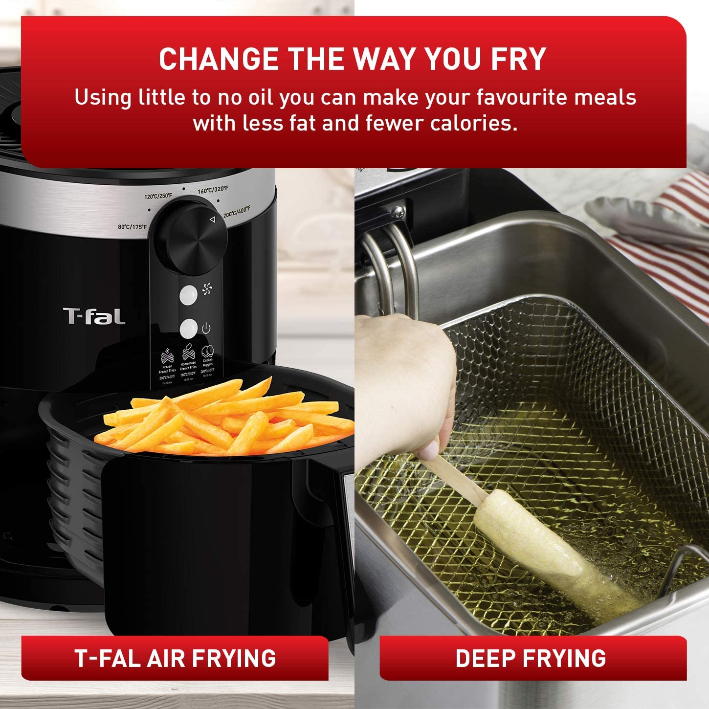 Friteuse à air Easy Fry (3.5L) T-fal    - T-fal - Air fryer - 